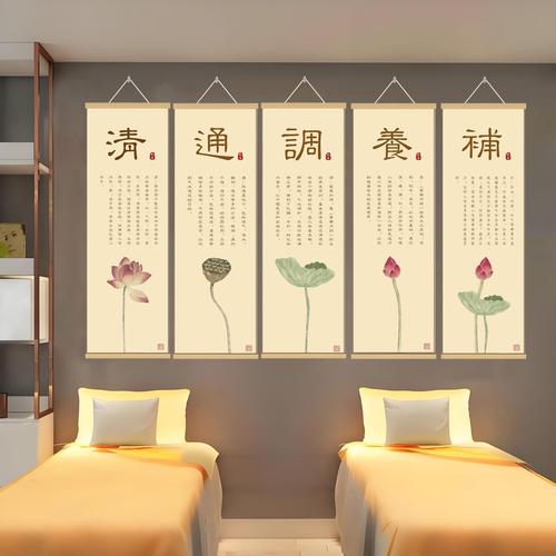 四季流转，养生有道——中医养生馆墙饰里的健康哲学